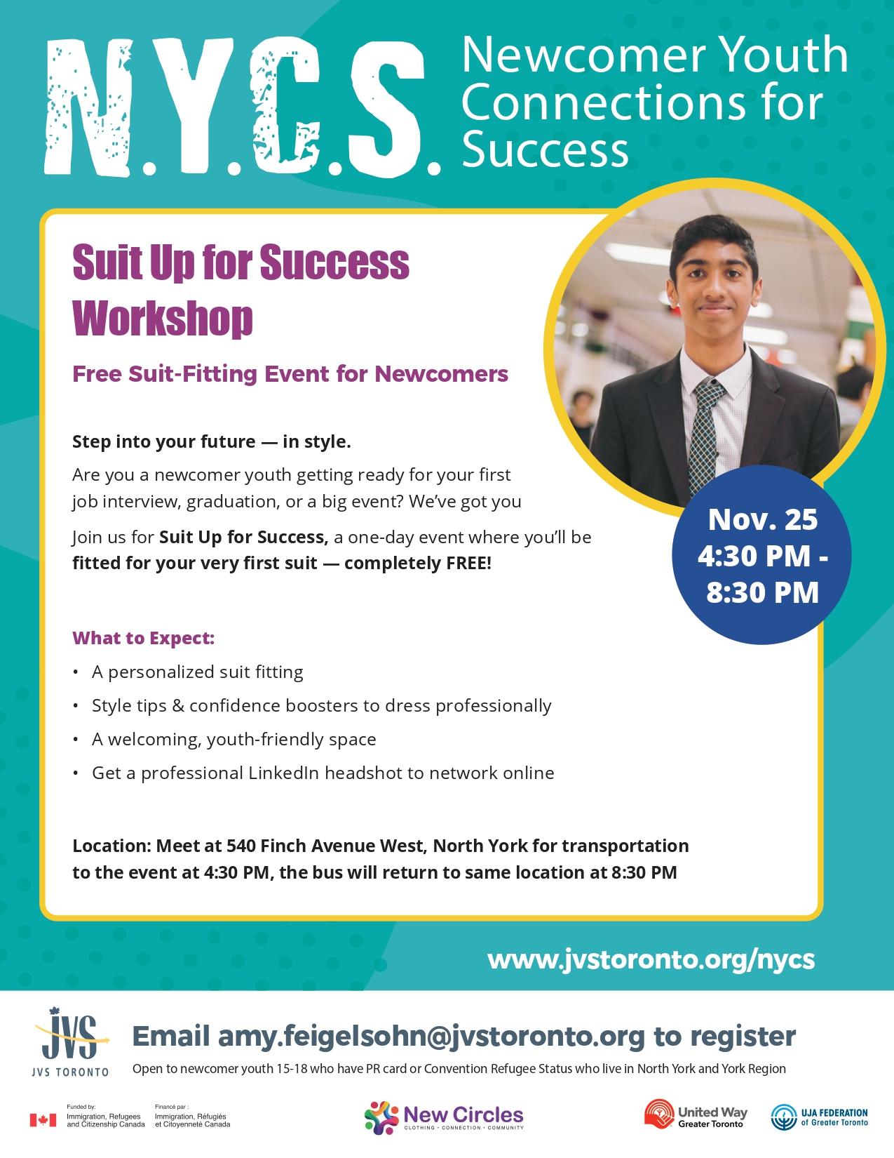 Suit Up For Success Workshop